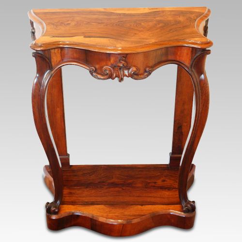 fig 1. Victorian rosewood console table