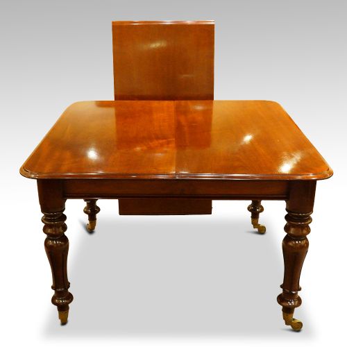 fig 1. William IV mahogany extending dining table