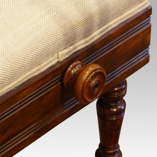 fig 3. Victorian walnut adjustable music stool
