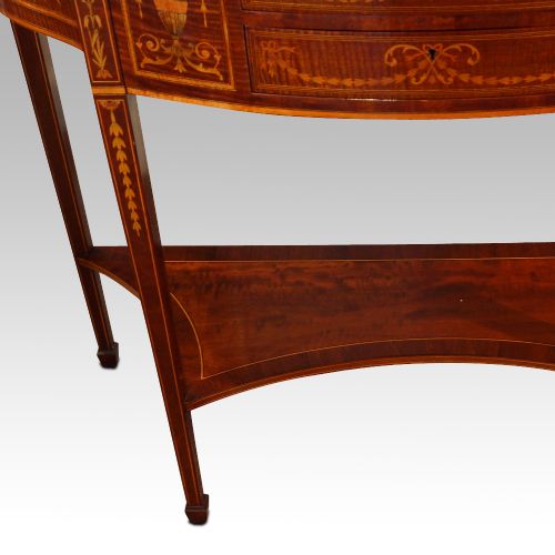 fig 1. Edwardian inlaid mahogany display cabinet