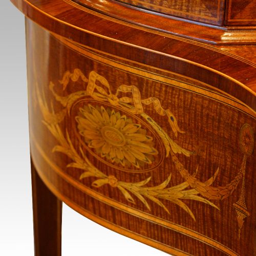 fig 6. Edwardian inlaid mahogany display cabinet