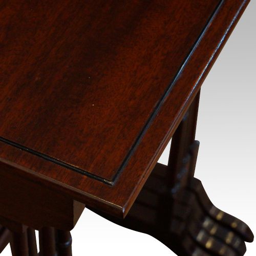 fig 1. Edwardian mahogany nest of 4 tables