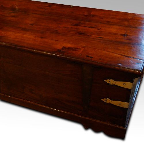 fig 1. Antique Colonial merchant chest