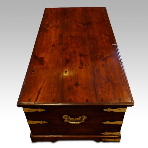 fig 2. Antique Colonial merchant chest