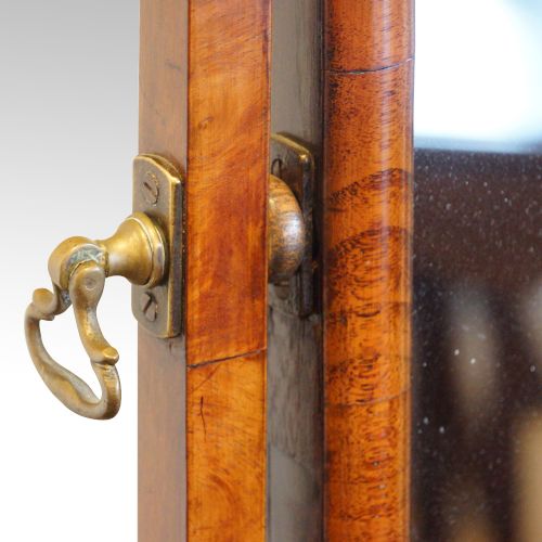 fig 1. Walnut cheval mirror