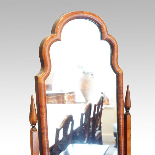 fig 2. Walnut cheval mirror