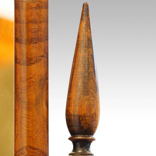 fig 4. Walnut cheval mirror
