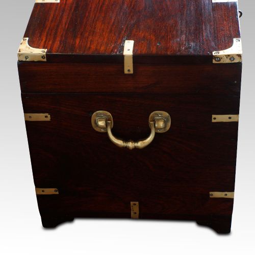 fig 2. Victorian rosewood military chest