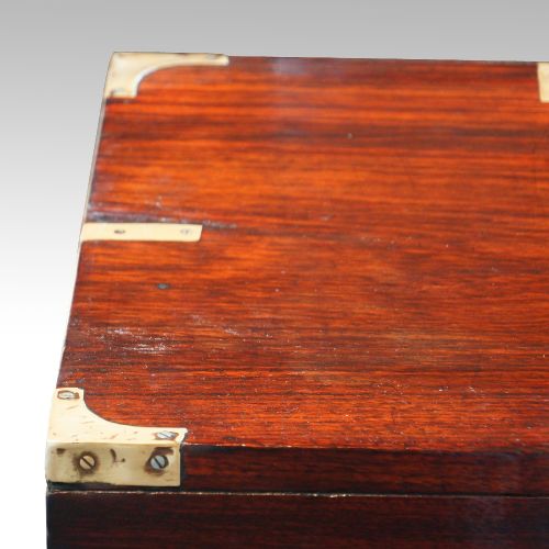 fig 3. Victorian rosewood military chest