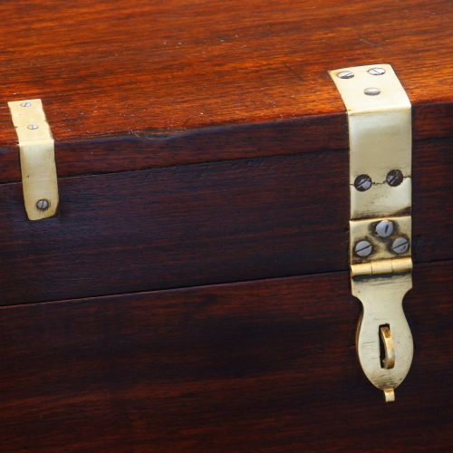 fig 4. Victorian rosewood military chest