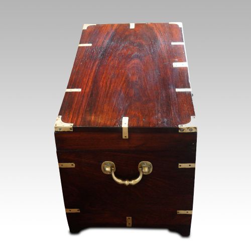 fig 5. Victorian rosewood military chest