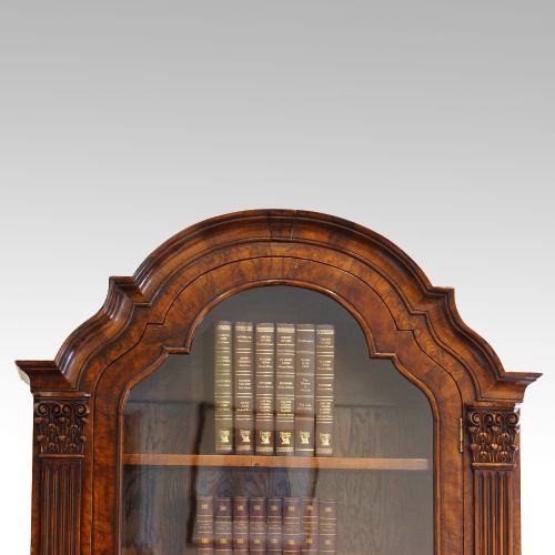 fig 2. Edwardian walnut bureau bookcase