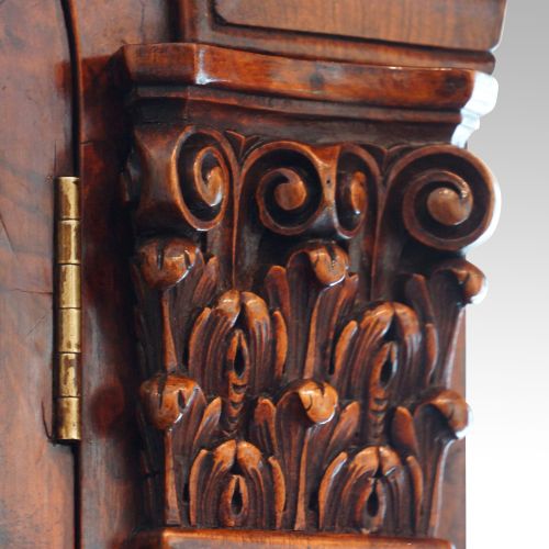 fig 4. Edwardian walnut bureau bookcase