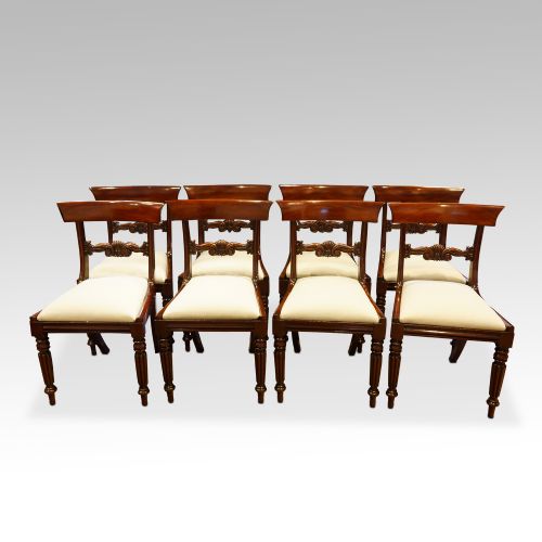 Set of 8 William IV Dining Chairs
