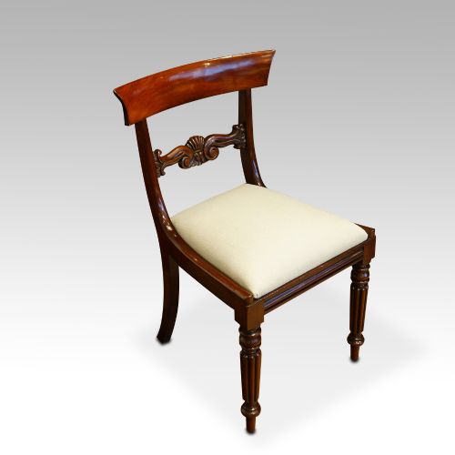 fig 4. Set of 8 William IV dining chairs