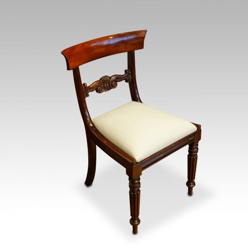 fig 5. Set of 8 William IV dining chairs