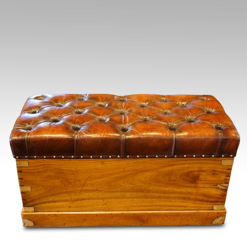 fig 3. Victorian camphorwood ottoman