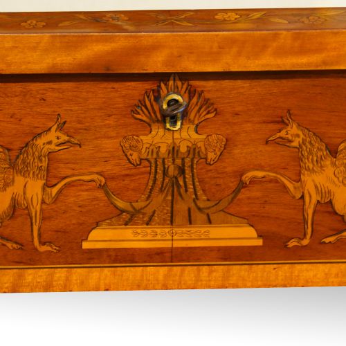 fig 1. Victorian inlaid curio table
