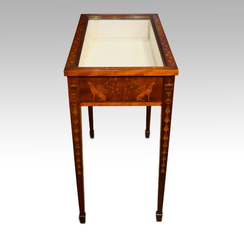 fig 2. Victorian inlaid curio table