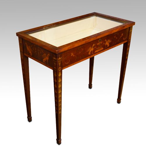 fig 3. Victorian inlaid curio table