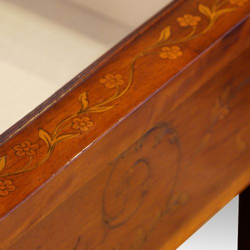 fig 6. Victorian inlaid curio table
