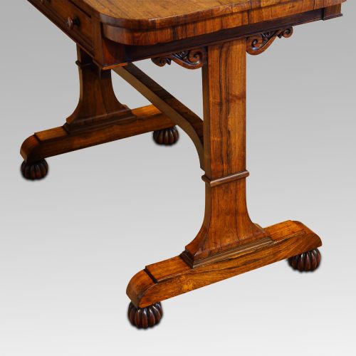 fig 1. William IV rosewood library table