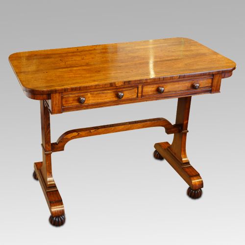 fig 2. William IV rosewood library table