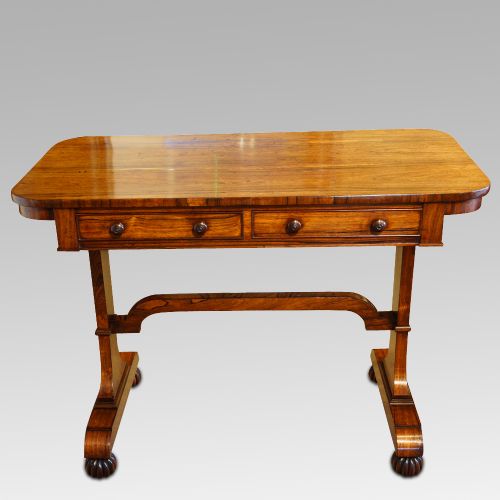 fig 6. William IV rosewood library table
