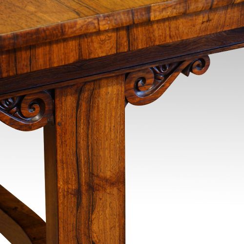 fig 7. William IV rosewood library table