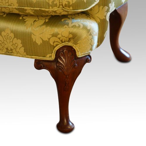 fig 6. Queen Anne style wing chair