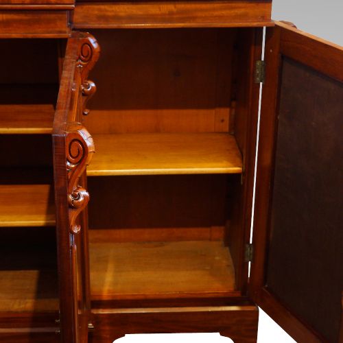 fig 2. Victorian mahogany breakfront bookcase