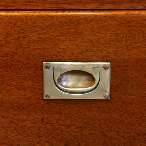 fig 3. Edwardian mahogany military chest