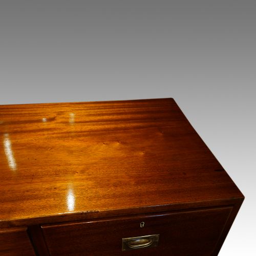 fig 5. Edwardian mahogany military chest