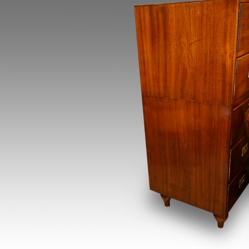 fig 6. Edwardian mahogany military chest