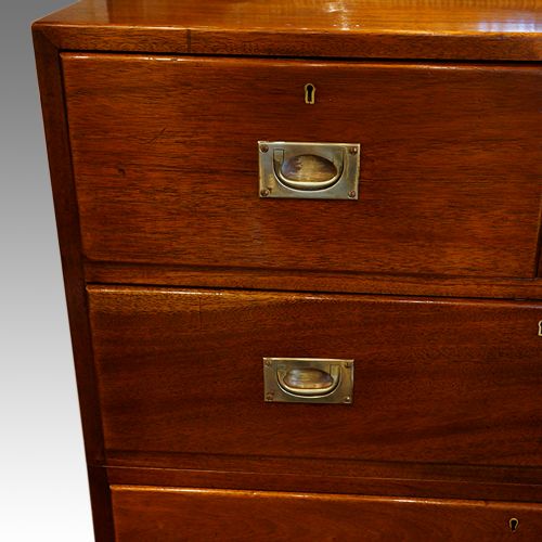 fig 7. Edwardian mahogany military chest
