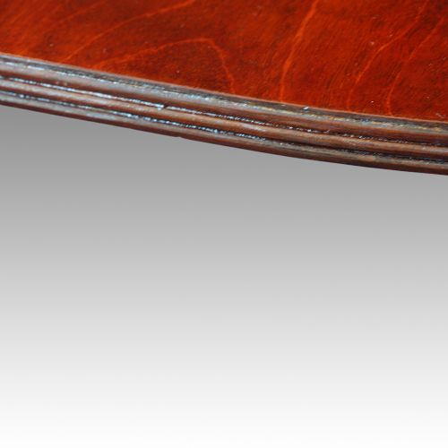 fig 5. 1920's Mahogany pedestal dining table