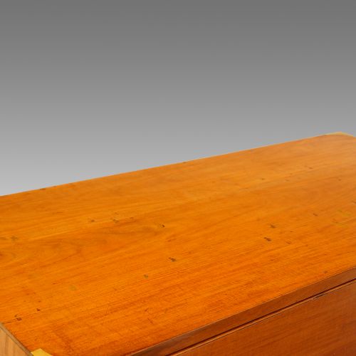 fig 6. Victorian satinwood military chest