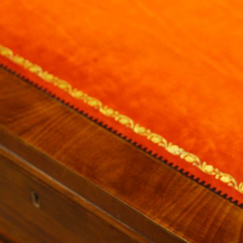 fig 2. Victorian mahogany pedestal desk