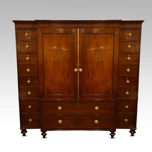 Regency Mahogany Linen Press