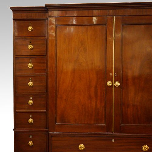 fig 2. Regency mahogany linen press