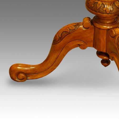 fig 3. Victorian Walnut wine table