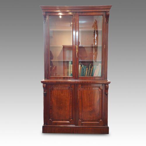 Antique Victorian Mahogany Bookcase