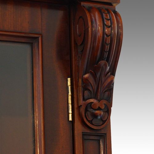 fig 1. Antique Victorian mahogany bookcase