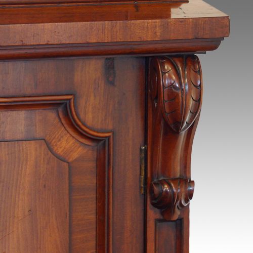 fig 3. Antique Victorian mahogany bookcase