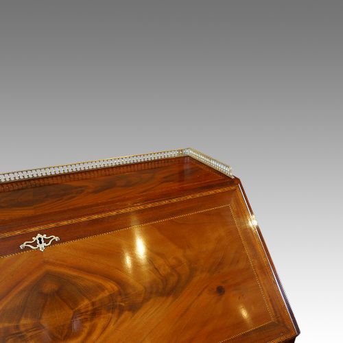fig 1. Edwardian inlaid mahogany bureau