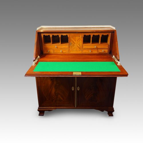 fig 3. Edwardian inlaid mahogany bureau