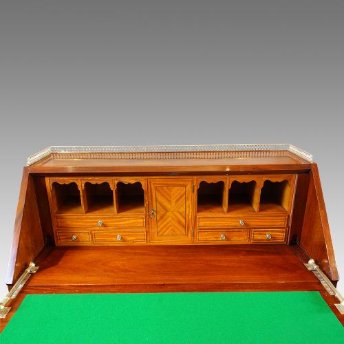 fig 4. Edwardian inlaid mahogany bureau