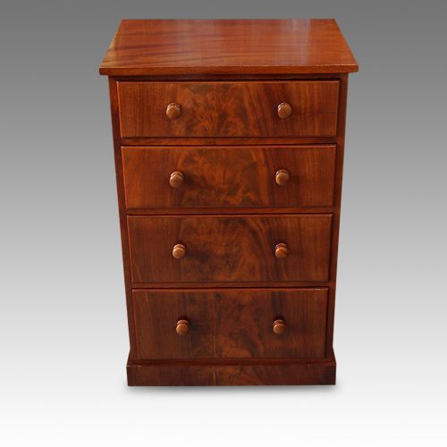 Victorian Mahogany Narrow Chest of Drawers