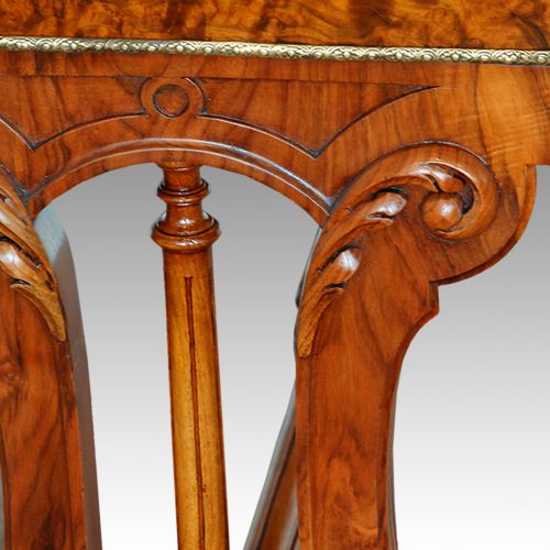 fig 2. Victorian burr walnut bon heur du jour desk