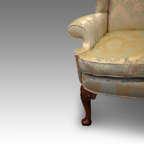 fig 1. Queen Anne style wingchair